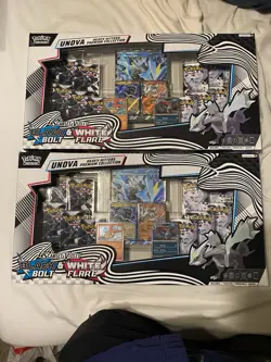 Pokemon UNOVA Heavy Hitters Black & White Bolt Flare 2 Box Set - Image 1