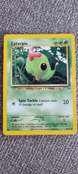 Caterpie - Pokemon TCG - MP - Common - Neo Discovery 53/75 - Image 1