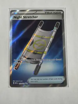 Pokemon TCG Night Stretcher 173/132 Hyper Rare Trainer Paradox Rift - Image 1