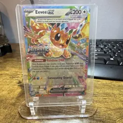 Pokemon TCG Eevee ex Promo Holo Sealed Stamped Prismatic 075/131 English - Image 1