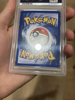 PSA 8 NM-MT Psyduck 1st Edition 65/82 Pokemon 2000 Team Rocket Common Graded - Image 4