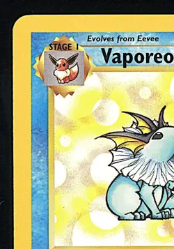 VAPOREON 1999 Pokemon Jungle Non Holo #28 - NM - Image 3