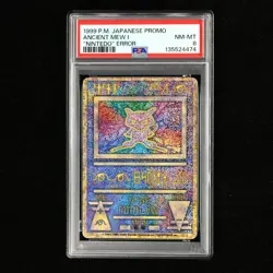PSA 8 NM-MT 1999 Pokemon JPN Ancient Mew I (NINTEDO ERROR) - Image 2