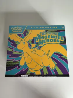 Pokemon TCG Mega Evolution Ascended Heroes Elite Trainer Box Dragonite In Hand - Image 2