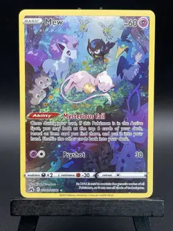🔥 MEW Crown Zenith GG10: Galarian Gallery Holo Pokemon SIR 🔥 - Image 1