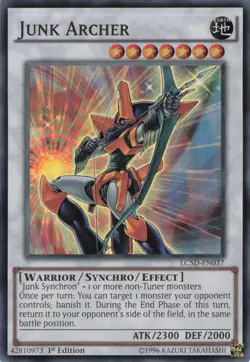 Yugioh Junk Archer LC5D-EN037 Super Rare 1st Edition NM - Image 1