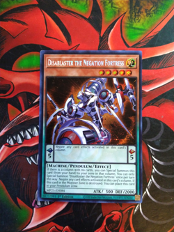 Disablaster the Negation Fortress - MP25-EN084 Secret Rare 1st Edition Yugioh NM - Image 1