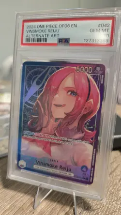 Vinsmoke Reiju OP06-042 Leader Alt Art One Piece English Edition PSA 10 - Image 2