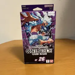 One Piece Purple/Black Monkey.D.Luffy Starter Deck [ST-26] Sealed English - Image 1