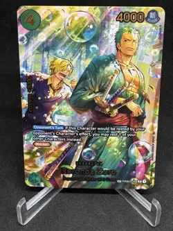 One Piece OP14 Roronoa Zoro SP Bubble Zoro PRB02-006 Azure Sea’s Seven English - Image 1
