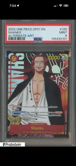 One Piece CCG Shanks Manga Alternate Art OP01-120 - Image 1