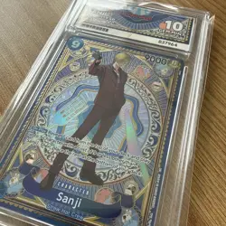 2025 ONE PIECE OP06-119 OP11 A FIST OF DIVINE SPEED SANJI SPECIAL ALT ART ACE 10 - Image 3