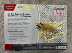 Pokemon TCG: Scarlet & Violet 151 Zapdos ex Collection Box Sealed NEW - Image 2
