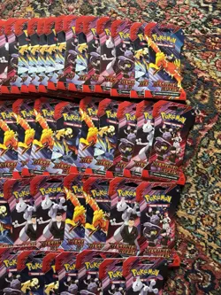Pokemon Destined Rivals sealed blister pack lot of 50 - Image 3