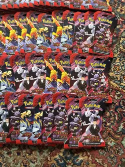 Pokemon Destined Rivals sealed blister pack lot of 50 - Image 4