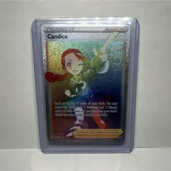 Pokemon Candice Trainer Secret Rare Holo 204/195 Silver Tempest - Image 1