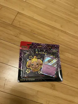 Pokemon TCG Paldean Fates Tech Sticker Collection - Fidough |BRAND NEW SEALED - Image 1