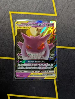 Gengar & Mimikyu GX 53/181 SM Team Up Holofoil Ultra Rare Pokemon TCG - Image 1