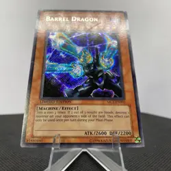 Yugioh Barrel Dragon MC1-EN002 Secret Rare Limited Edition GD/LP - Image 3
