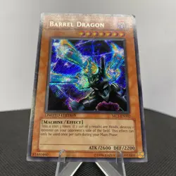 Yugioh Barrel Dragon MC1-EN002 Secret Rare Limited Edition GD/LP - Image 4