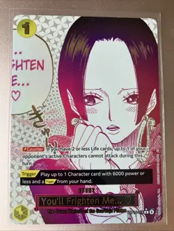 One Piece TCG- Op14-118 You'll Frighten Me... (manga Event Alternate Art) - Image 1