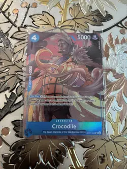 Crocodile - One Piece TCG OP07-040 Seven Warlords of Sea Set English Alt Promo - Image 1