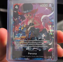 Bandai Perona EB03-045 Special Holo Blocker Alternate Art One Piece CCG - Image 1