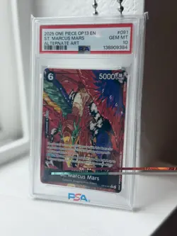 One Piece OP13 St. Marcus Mars Alt Art PSA 10 - Image 1