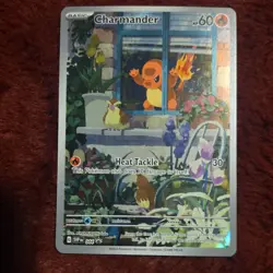 Pokemon Charmander SVP Black Star Promos 2023 Holo Promo Card 60 HP 30 Attack - Image 1