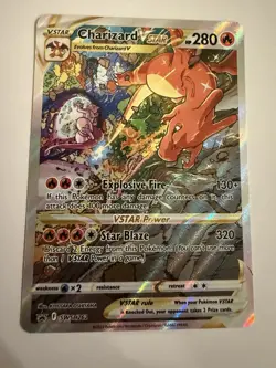 Pokemon Charizard VSTAR 280 HP Promo SWSH262 Sword & Shield Holo Single Card - Image 1
