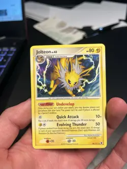 Pokemon Card TCG Jolteon 26/111 Rising Rivals 2009 Rare Vintage - Image 1