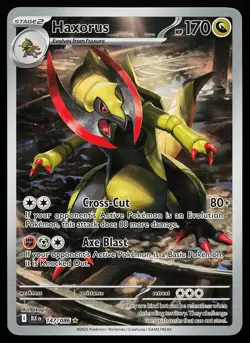 Haxorus 147/086 Holo Illustration Rare Black Bolt Pokemon Card - Image 1