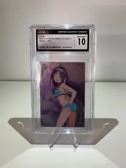 2017 Sword Art Online Yuuki Foil Japan Wafer Card CGC 10 Gem Mint - Image 2