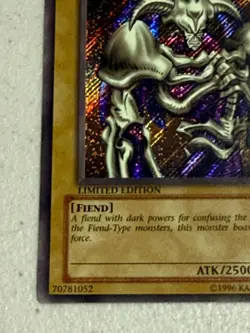 Summoned Skull BPT-002 2002 Collectors Tin Limited Edition Yu-Gi-Oh Card - Image 5