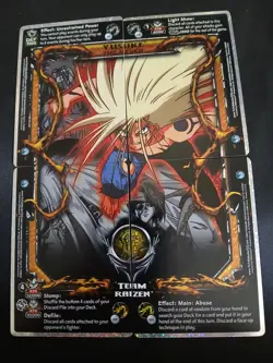Yu Yu Hakusho TCG - Yusuke, The Raver - Complete King Set 4 Cards Near Mint - Image 1