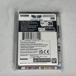 DRAGON BALL SUPER CARD GAME BLUE TRIAL DECK FUSION WORLD VEGETA NEW SEALED ENG - Image 1