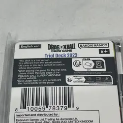 DRAGON BALL SUPER CARD GAME BLUE TRIAL DECK FUSION WORLD VEGETA NEW SEALED ENG - Image 4