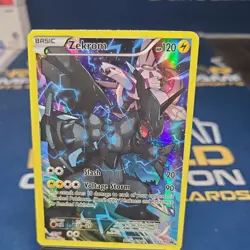 Pokemon TCG Zekrom 2015 XY Black Star Promo Full Art Holo Card #XY76 HP - Image 5