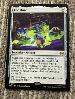 Magic The Gathering MTG The Ooze TMT Colorless Legendary Artifact Rare 0177 EN - Image 1