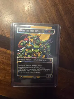 Heroes in a Half Shell (0096) (Borderless) (Surge Foil) [Teenage Mutant Ninja T - Image 2