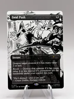 Fatal Push 7017 Secret Lair Drop Spiderman Ink SLD MTG NM - Image 1