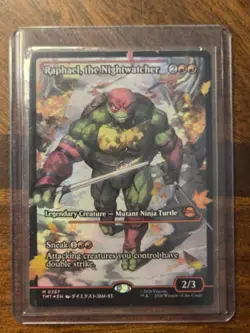 Raphael, the Nightwatcher - Foil - Showcase Teenage Mutant Ninja Turtles MTG - Image 2