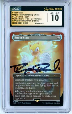 CGC GEM MINT 10 Ryan Drummond Super State (Rainbow Foil) Secret Lair Drop M 2081 - Image 1