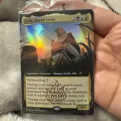 SEALED Iroh, Grand Lotus - Extended Art Foil Promo - BoxLunch Magic MTG Avatar - Image 1
