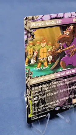 Splinter, Radical Rat - 0251 - R - Non-Foil - Showcase - TMNT - MTG - NM/M - Image 3