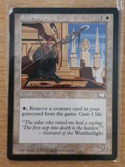 1997 MAGIC THE GATHERING WEATHERLIGHT SOUL SHEPHERD TD25 - Image 1