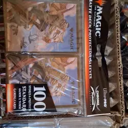 Magic The Gathering 100x Matte Deck Protector Sleeve THE ENTIRE BOX - Image 2