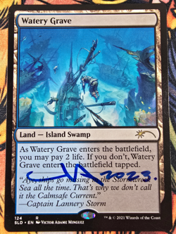 Watery Grave - Secret Lair (Signed by Artist) Magic the Gathering MTG! - Image 1