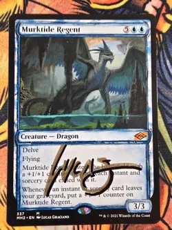 Murktide Regent Showcase (SHADOW Signed by Artist) Magic the Gathering MTG! - Image 1