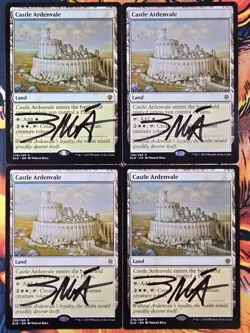 Castle Ardenvale x4 - (Signed by Artist) Magic the Gathering MTG! - Image 1